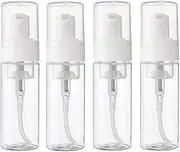 150ml Clear Travel Empty Plastic Refillable Foam Pump Bottle, Foaming Soap Pump Dispenser, for Cleaning, Travel, Makeup (4 Pcs)