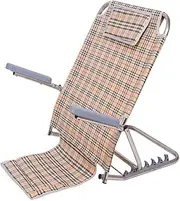 Bed Back Rest,Adjustable Multi-Position Bed Back Rest with Head Cushion Support Disability Mobility Aid Corrector, Foldable