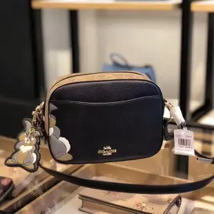 美國正品 琪琪OUTLET代購 COACH 69253 Disney X 新款兔子女士流蘇包 斜跨相機包 附購買證明