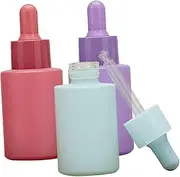 WRITWAA 3Pcs Essential Oil Dropper Bottles Leak Bottles with Pipette for Travel for Aromatherapy and DIY Blends Portable and Durable