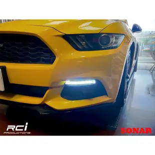 RC HID LED專賣店 福特 野馬 FORD MUSTANG ECO V6 GT 前保桿燈 雙色 跑馬方向燈