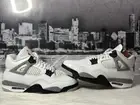 SIZE 11 Air Jordan 4 White Cement 2025 FV5029-100