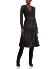 T Tahari Faux Wrap Dress