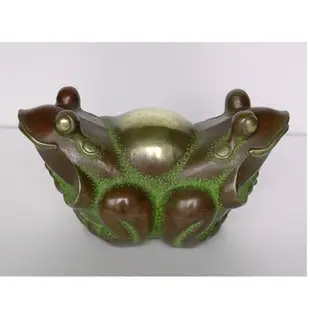 雕塑大師羅廣維【挖寶】蛙寶 青蛙 銅雕-限量168個 附原作証明