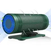 Car Air Purifier with HEPA True Filter Portable Air Purifier Cleaner with LED Light for Home Office Desktop-Green
