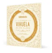 D'Addario MV10N Vihuela 5 String Set Clear Nylon Normal Tension Mariachi