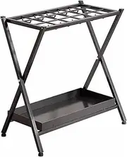 Tennis Racquet Storage Rack,Floor Standing Badminton Racquet Storage Rack,18 Compartments Tennis Racket Holder with 10 Hooks