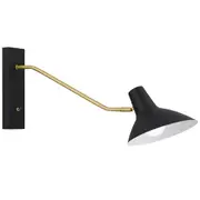 Farbon Long 1L Switch Wall Light Black | Telbix Lighting