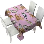 Funny Cute Cats Tablecloth