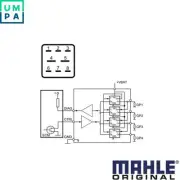 CONTROL UNIT GLOW PLUG SYSTEM MHG 13 FOR RENAULT MASTER/III/Platform/Chassis