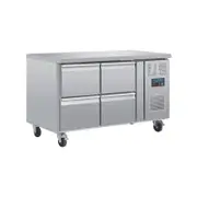 Polar U-Series 4 Drawer Counter Fridge 4xGN - Under Bench Fridges (DA547-A)