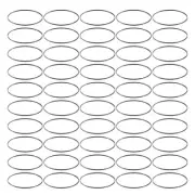 50PCS Square Rubber Belts for Recording Devices and Video Drive Width 5mm