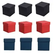 Square Gift Boxes 8pcs Empty Packaging Boxes for Favour Party Wedding Storage