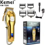 Kemei Mens Professional Hair Clippers Trimmer Kit Salon Cutting Machine Barber