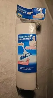 MR CLEAN Magic Eraser Roller Mop Single Refill White NEW SEALED Replacement Head