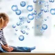 Transparent Bubble Wall Decal Sticker Cutout Kid'S under the Sea Birthday Par...