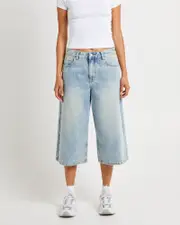 Bobby Crop Denim Jorts