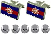 [Select Gifts] Shirt Dress Studs Household Division Military England Flag Cufflinks