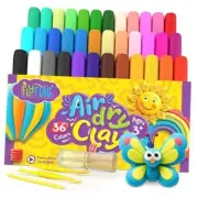 Air Dry Clay 36 Colors, Soft & Ultra Light, Modeling Clay for Kids with