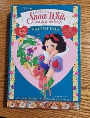Vintage Cleo Walt Disney’s Snow White & Seven Dwarfs Valentines 32 New old stock