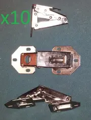 10 pc Offset Opening Heavy Concealed Hinge 90 Degree Zinc Cabinet/Door Lot DIY
