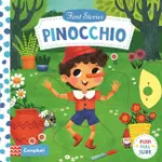 PINOCCHIO (FIRST STORIES)(硬頁推拉書)(硬頁書)/MIRIAM BOS【禮筑外文書店】