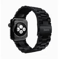 在飛比找Yahoo!奇摩拍賣優惠-HOCO.浩酷適用 Apple watch5不銹鋼表帶 三株