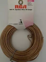 RCA AH18100SR 18-Guage Speaker Wire - 100 Feet 18 gauge - NIP-Free Ship