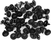 uxcell 50pcs Black Car Screw Bolt Retainer Liner Under Cover Screw for BMW 07147129160