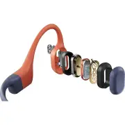 Shokz OpenSwim Pro Waterproof Bone Conduction Wireless Headset (Red)
