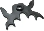 Moosehead Bridge Head Black Plastic Slip-On Moosehead Bridge Head for Billiard P