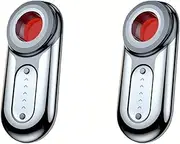 Lancoon 2 Pack Hidden Camera Detector Anti-Camera Anti-Monitoring Anti-Tracking High Sensitive Portable Detector Suitable for Hotel Conference Room Bathroom Locker