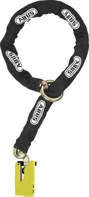 Abus Granit Detecto XPlus 2.0, brake disk lock chain , color: Neon-Yellow/Black , size: 120 cm