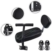 Sleek and Stylish Bike Saddle with Back Rest Enhances Riding Aesthetics