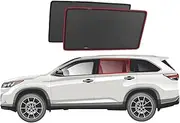 Snap Shades for Toyota Kluger 3rd Gen Rear(XU50; 2013-2020)