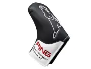 PING Golf Putter Head Cover Mr.Ping HC-U2302 Black White Magnet Closure