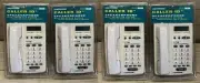 4 Conair Oversized Button Keypad Phones Caller ID Speakerphone CID200WCS White