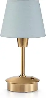 Small Cordless Table Lamp for Restaurant Bar, 5200mAh Rechargeable Battery Operated Portable Mini Dimmable Touch Desk Lamps Night Light for Bedside Kitchen Entryway Patio Outdoor Dining Table (Gold)