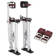 Yescom Drywall Stilts w/1 Pair Leg Band Straps Replacement 24-40" Aluminum Tool