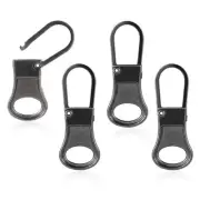 4pcs Zipper Pull Replacement, Detachable Zipper Tab Slider Pullers Repair Han...