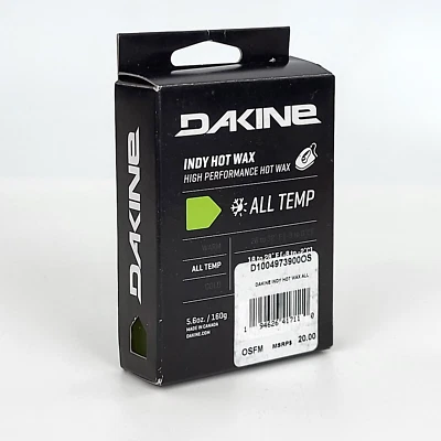 Dakine Indy High Performance Hot Wax for Snowboards All Temp 5.6 oz 160g - New