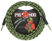 Pig Hog 20' Instrument Cable, Camouflage