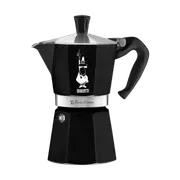 Bialetti Moka Express - Black - Stove Top 6 Cup