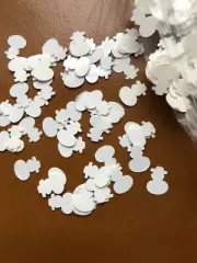 SNOWMAN Confetti SPRINKLES for Christmas Cards 1/2" Snowmen NEW unused
