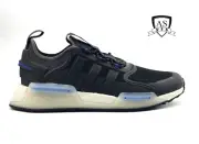 Adidas NMD V3 Originals Men Shoes Size 8 Black Grey Blue Sneakers HP4316