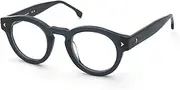 [Lozza] VL4375 0W47 BLU TRASPARENTE LUCIDO 47/25/145 Men's Glasses, 0w47 Blu Trasparente Lucido, 47/25/145