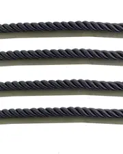 Piping Cord on Tape - CHARCOAL GREY. Price is for 1 metre.