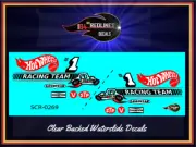 1/64 'Racing Team Van' Replica Decal SCR-0269