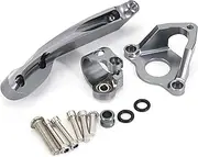 Motorcycle steering damper For SUZUKI GSXR600 GSXR750 2006-2017 Motorcycle Steering Damper Bracket Set Stabilizer Linear Dampers Mounting Support
