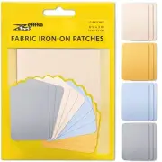 Premium Quality Fabric Iron-on Patches Inside & Outside Strongest Glue 100% C...